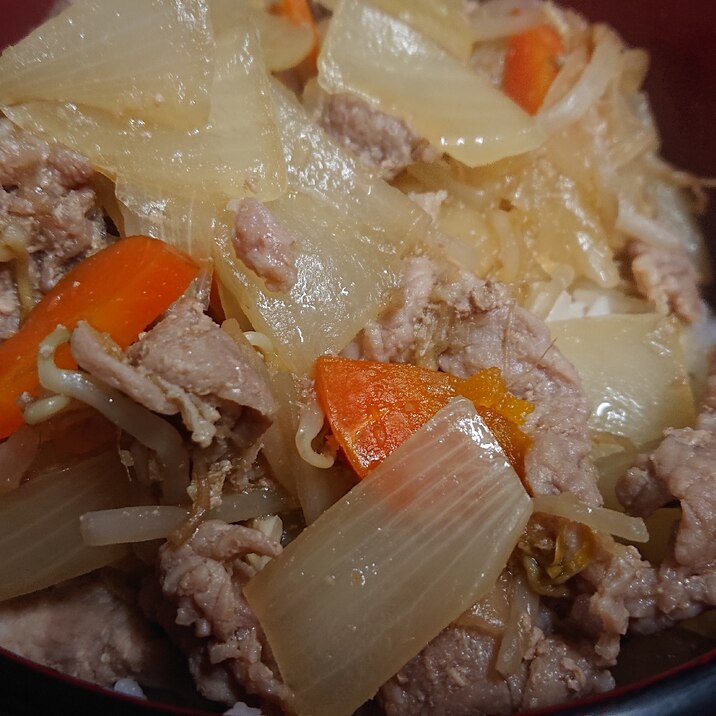 野菜たっぷり豚丼☆